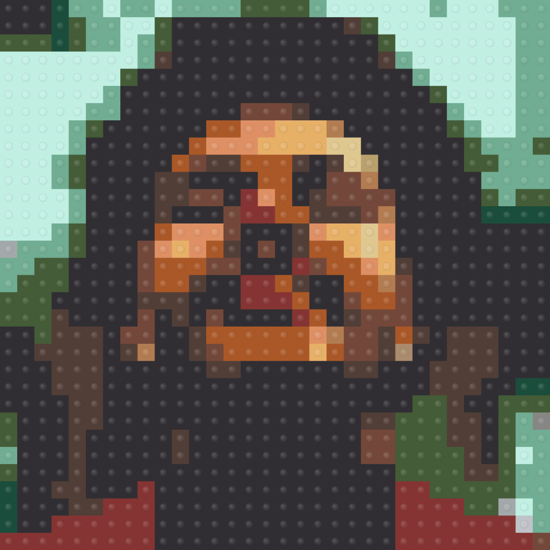 After Hours | The Weeknd Inspired Brick Mosaic Art — Music brick art kit