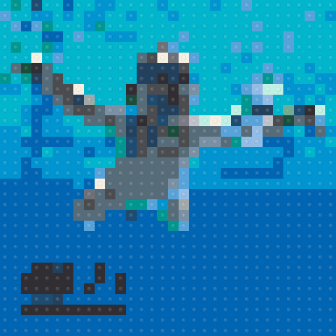 Nevermind | Nirvana Inspired Brick Mosaic Art — Music brick art kit