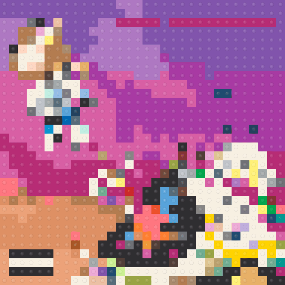 Graduation | Kanye West Inspired Brick Mosaic Art — Music brick art kit