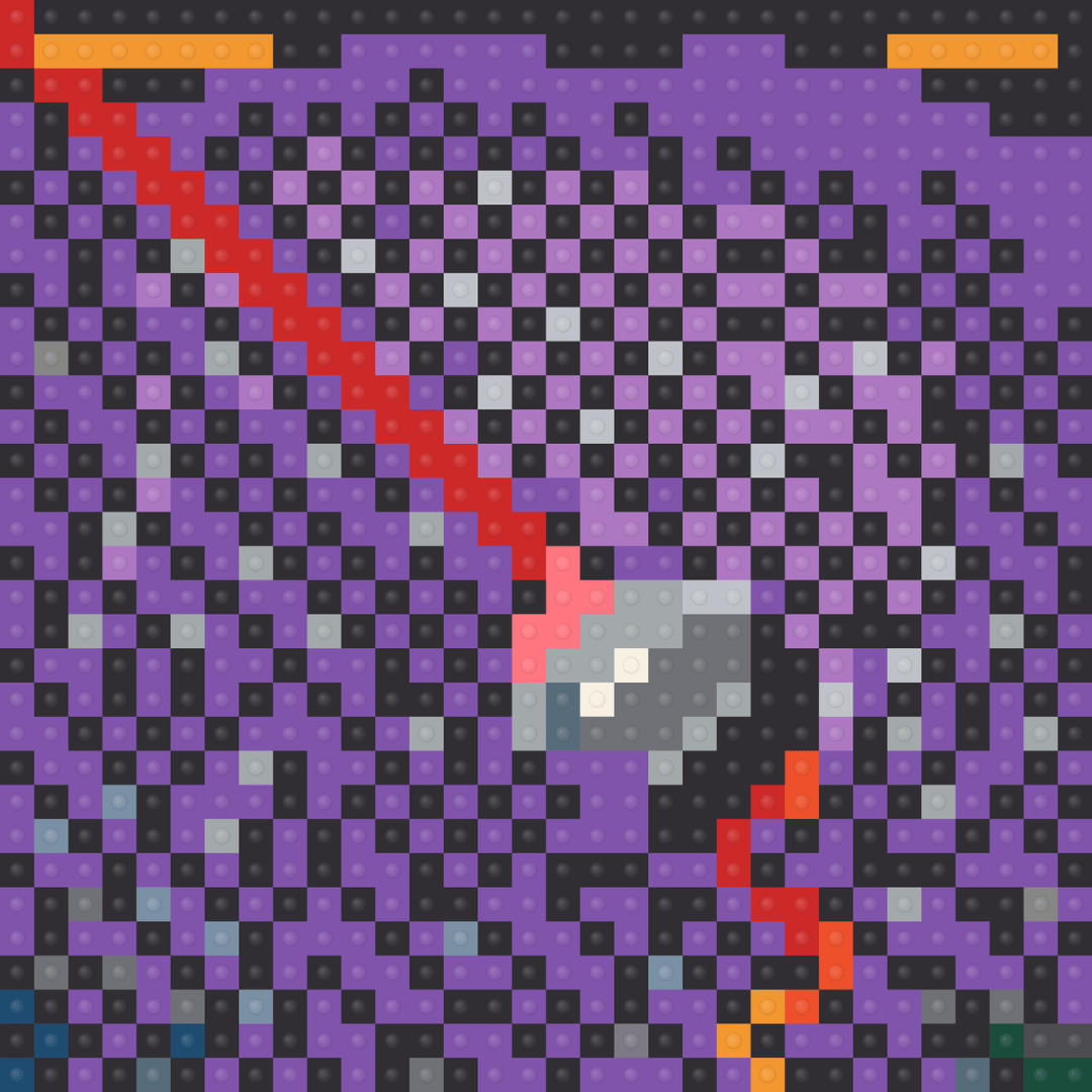 Currents | Tame Impala Inspired Brick Mosaic Art — Music brick art kit