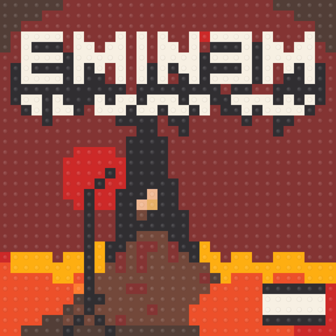 The Eminem Show | Eminem Inspired Brick Mosaic Art — Music brick art kit